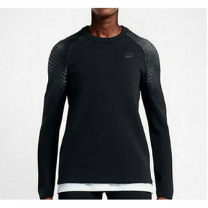 Nike Sportswear NSW Tech Fleece Crew Sweatshirt Side Zippers Size Small